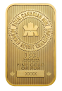 1 oz Gold Bar from the Royal Canadian Mint