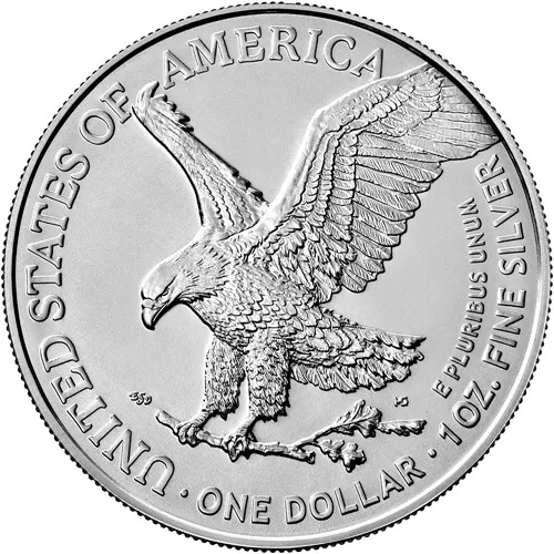 1 oz Silver Eagle Coin Type 2